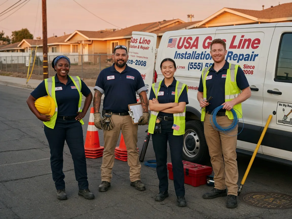 Gas Line Installation company in Pfafftown, NC